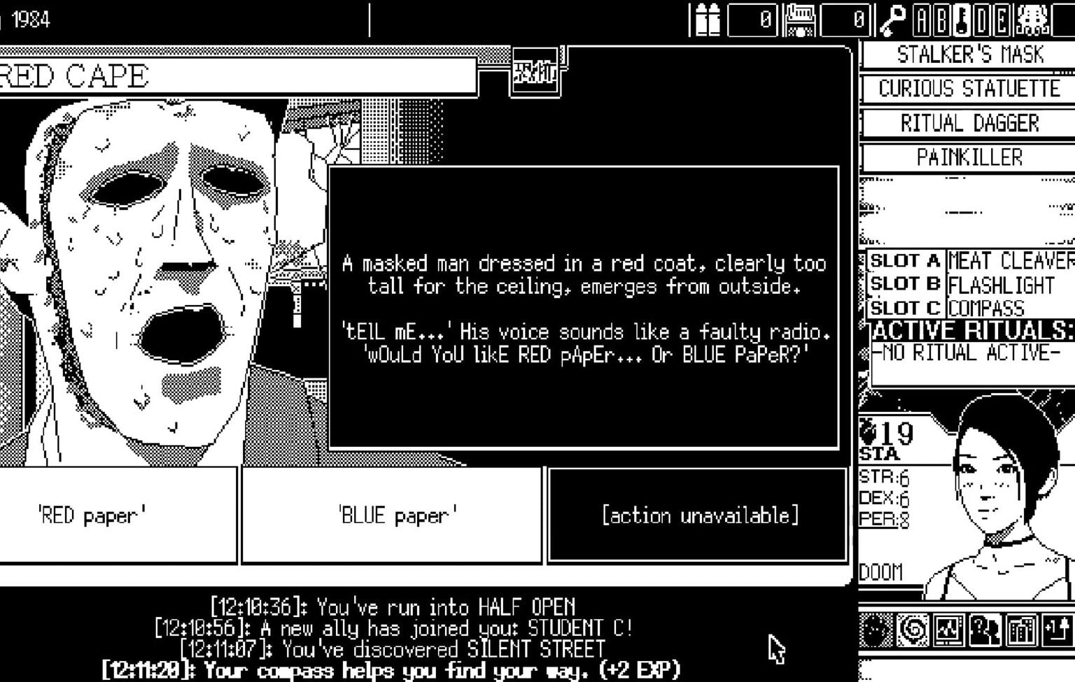 ‘World Of Horror’ é um RPG Lovecraftiano desenhado inteiramente no MS Paint