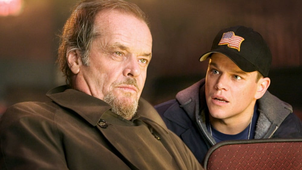 THE DEPARTED, Matt Damon, Jack Nicholson, 2006, ©Warner Bros./courtesy Everett Collection