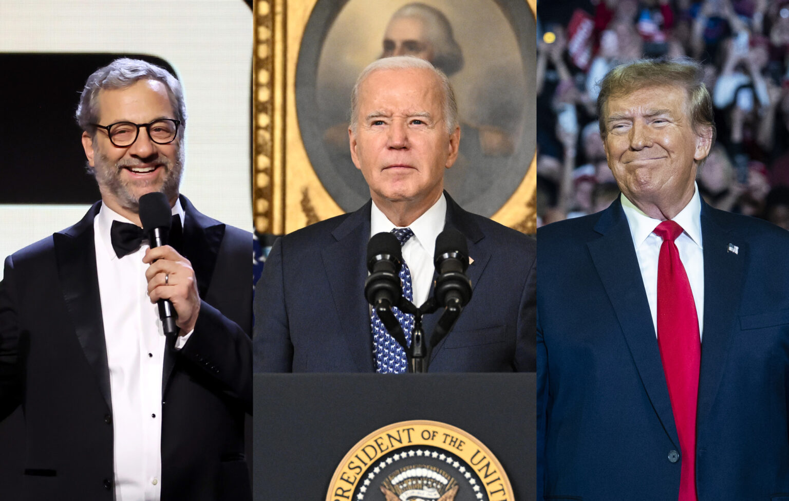 Judd Apatow critica Biden e Trump em discurso de premiação