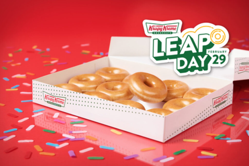 Krispy Kreme oferece um ótimo negócio em donuts neste dia bissexto