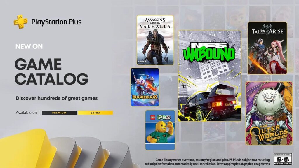 Veja os jogos da PS Plus Extra e Deluxe de fevereiro de 2024