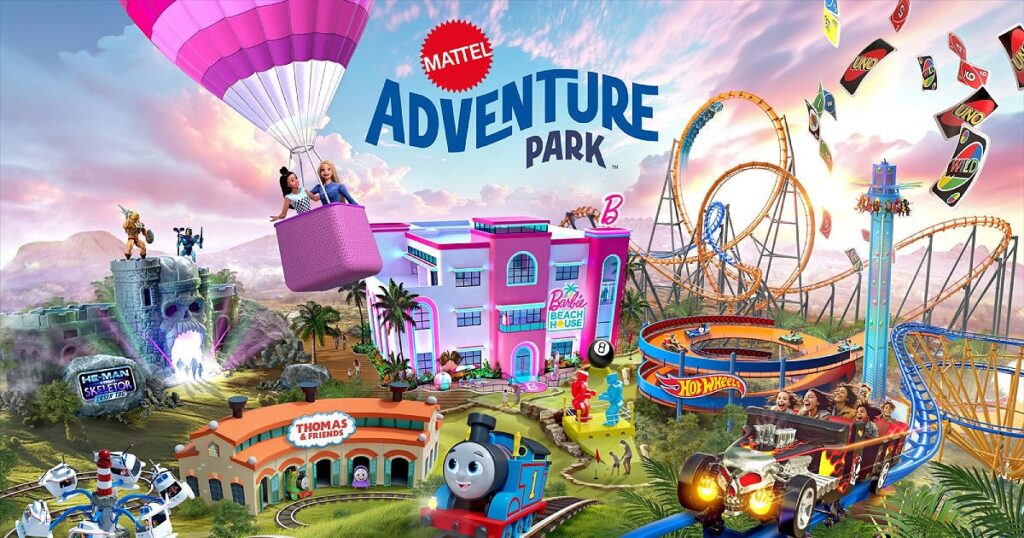 Anunciado parque temático da Mattel, terá atrações para Barbie, Thomas e Hot Wheels