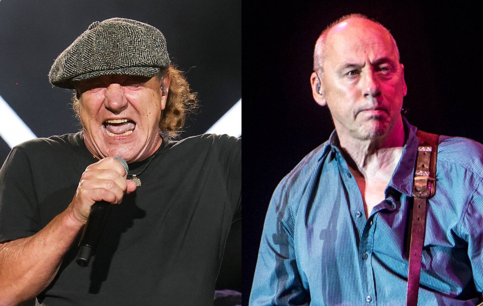 Brian Johnson, do AC/DC, e Mark Knopfler, do Dire Straits, estrelarão a nova série documental ‘Music Legends’