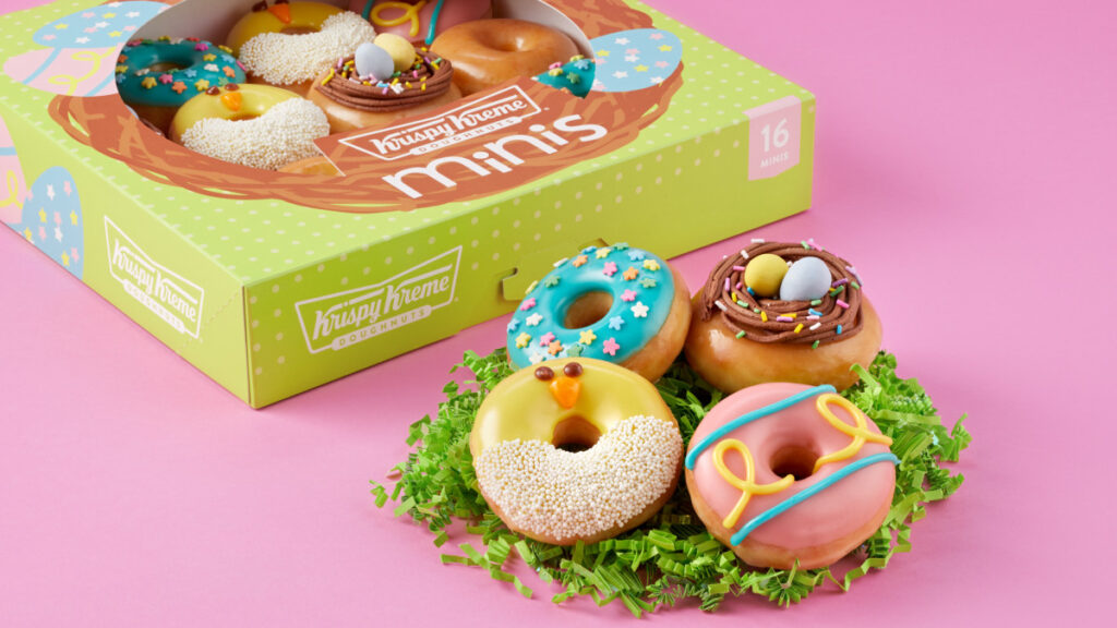Krispy Kreme cria o menu de primavera perfeito